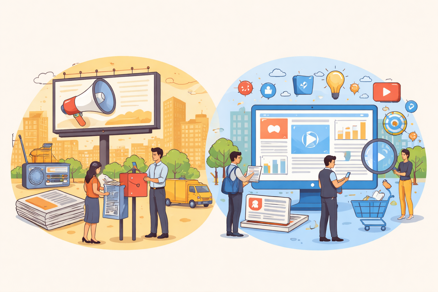 Traditional vs Digital Marketing: What Really Sets Them Apart Today